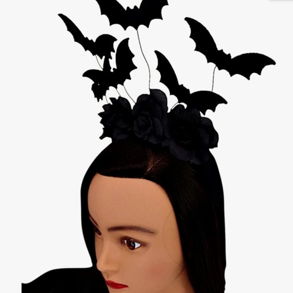 Halloween Black Bat Headband Costume